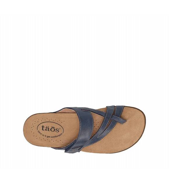 NEW TAOS women's perfect sandal in dark blue